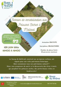 Affiche Pelouses Sèches Malleval