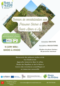 Affiche Pelouses Sèches Saint-Alban-d'Ay