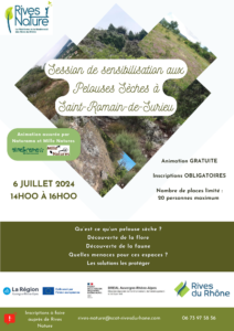 Affiche Pelouses Sèches Saint Romain de Surieu